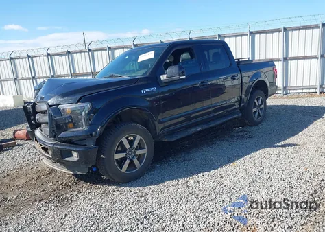 2016 Ford F-150 Lariat from USA, damaged, VIN 1FTEW1EF2GFB74778